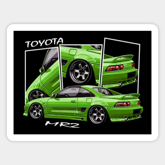 Toyota MR2, JDM Car Magnet by T-JD